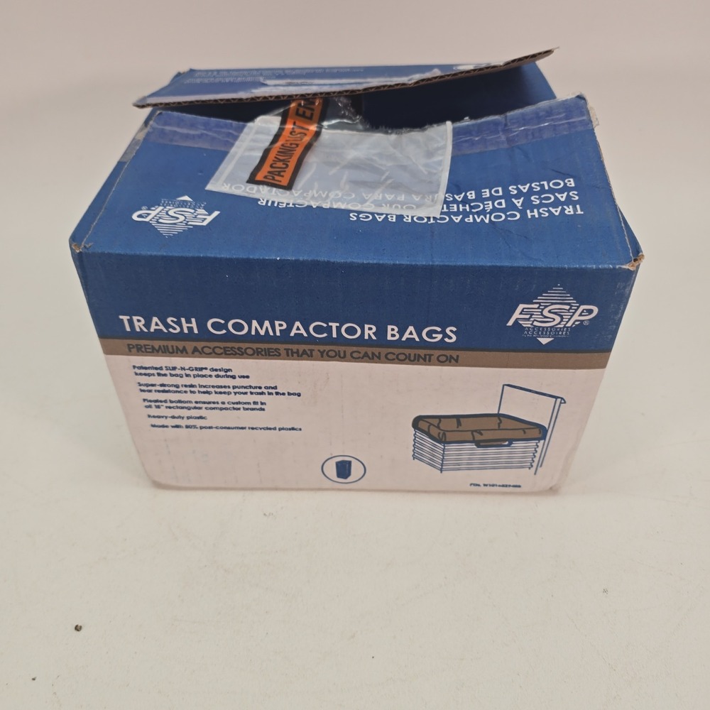 OEM Whirlpool Partial Pack Of 46 15"  Plastic Trash Compactor Bags W10165294RB